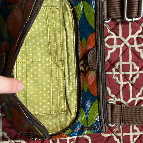 Fossil Key-Per crossbody purse. Super cute & in great shape! - Picture 5 of 9
